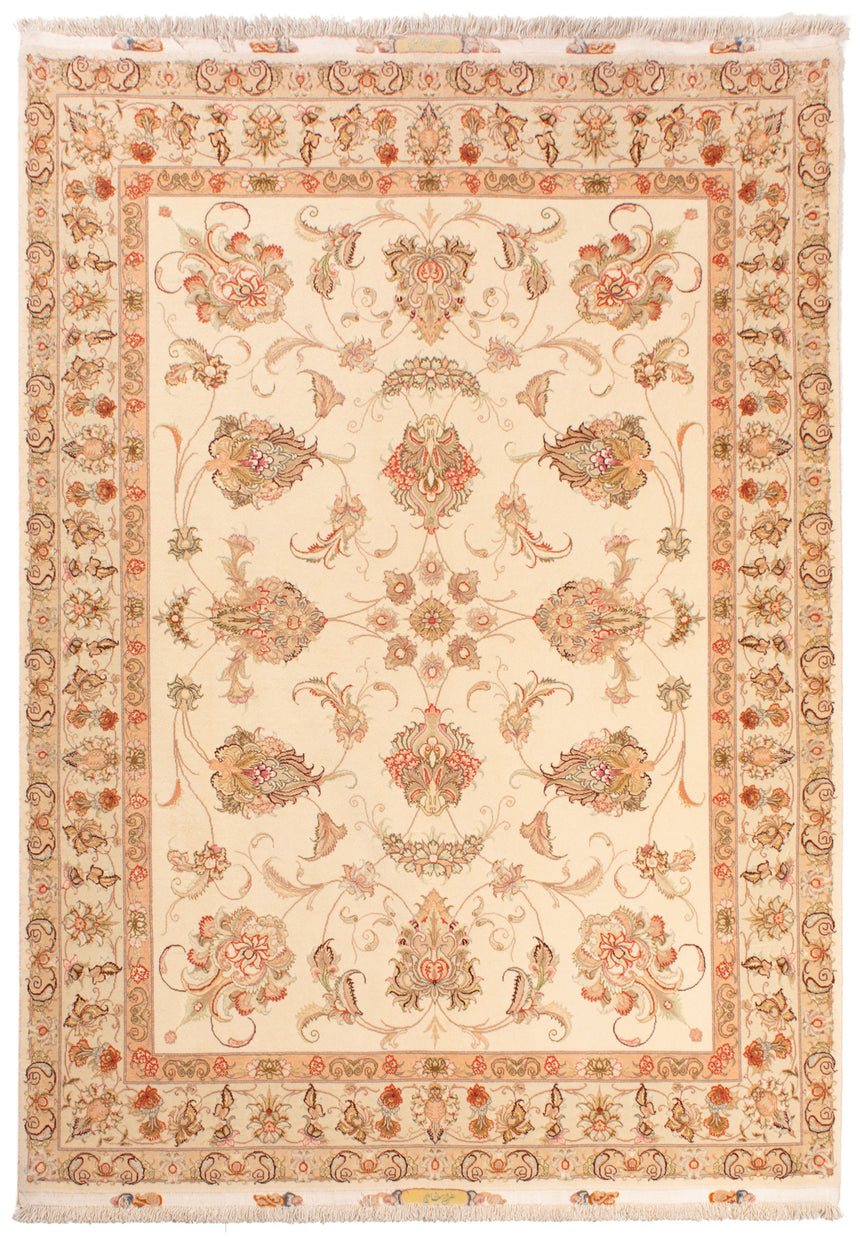 Alfombra Persa Tabriz 50Raj | 210 x 146 cm