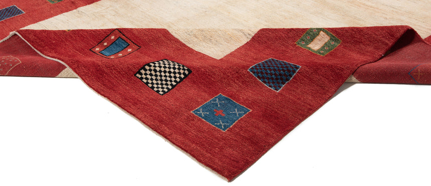 Gabbeh Persian Rug | 391 x 310 cm