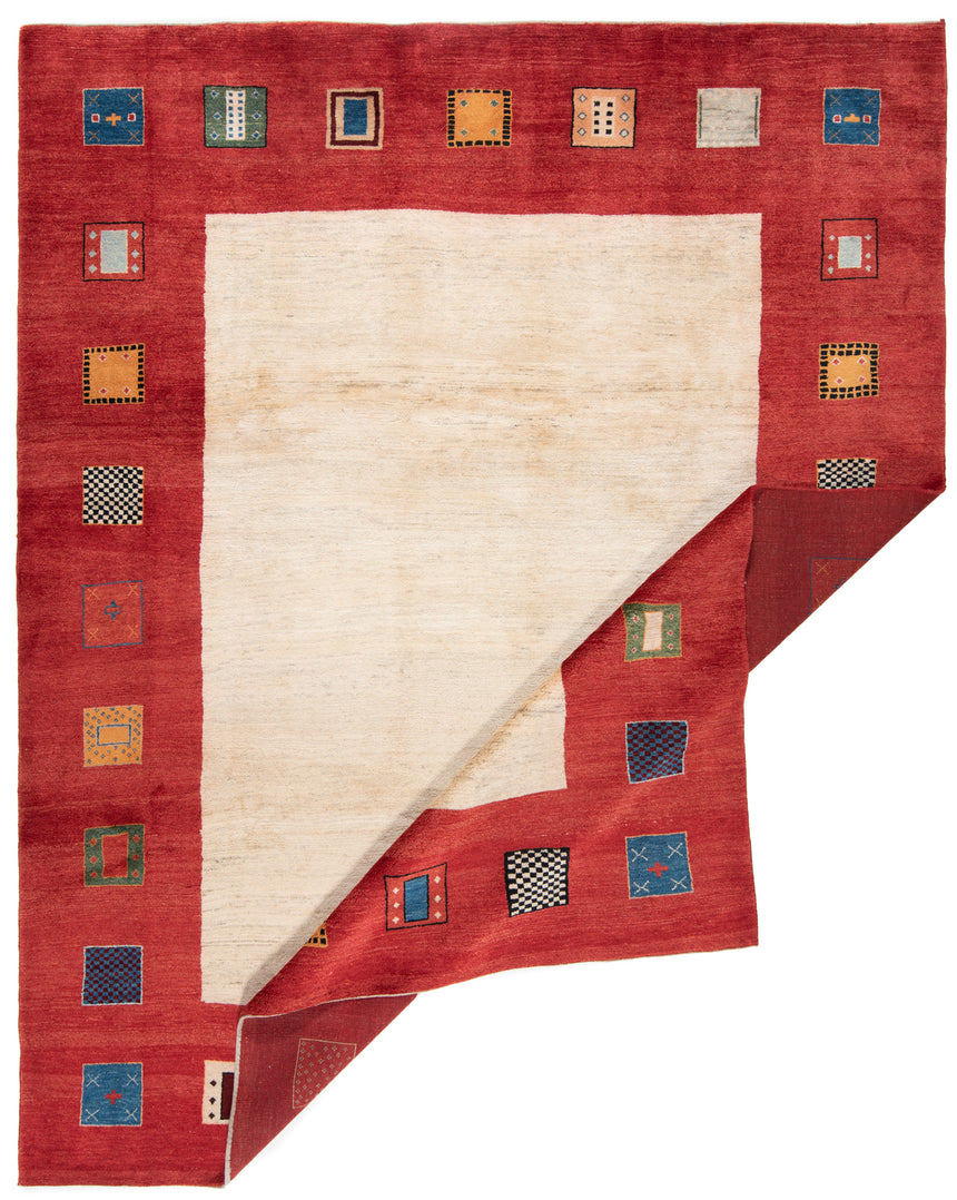 Gabbeh Persian Rug | 391 x 310 cm
