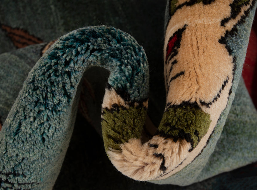 Alfombra persa Gabbeh | 100 x 107 cm