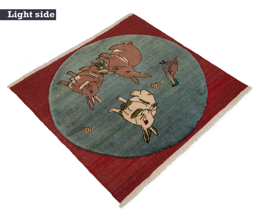 Alfombra persa Gabbeh | 100 x 107 cm