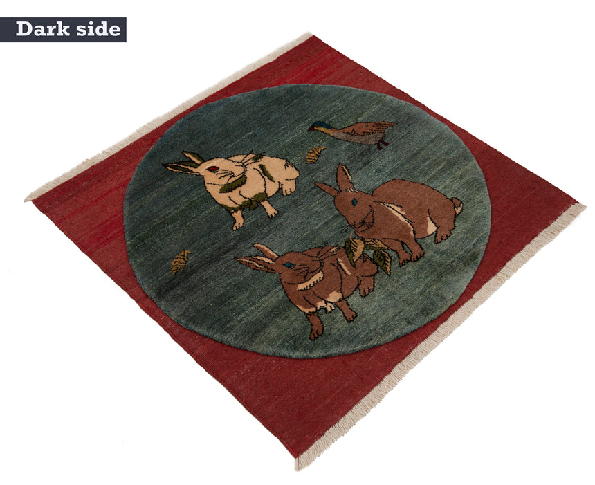 Alfombra persa Gabbeh | 100 x 107 cm