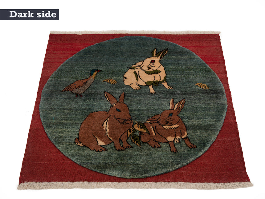 Alfombra persa Gabbeh | 100 x 107 cm