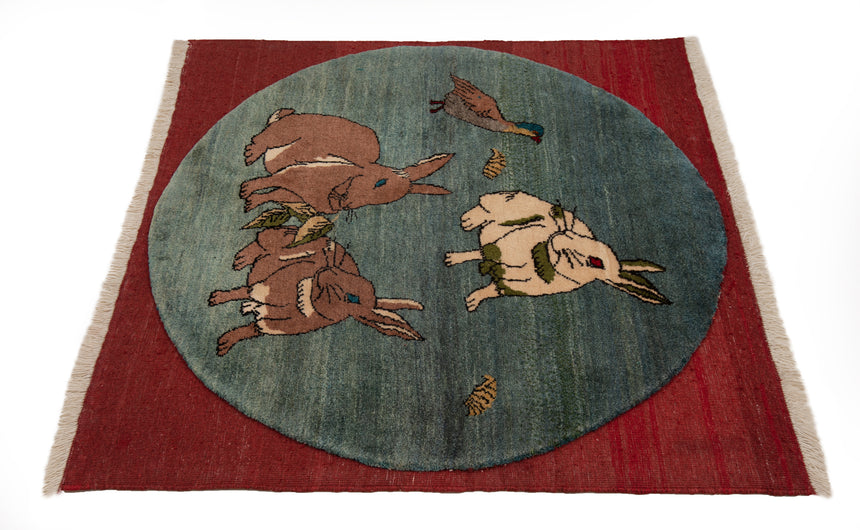 Alfombra persa Gabbeh | 100 x 107 cm