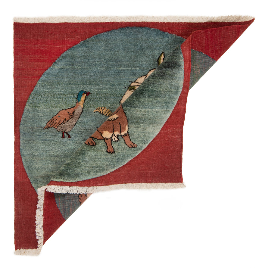 Alfombra persa Gabbeh | 100 x 107 cm