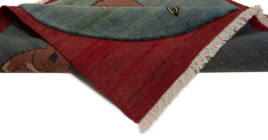 Alfombra persa Gabbeh | 100 x 107 cm