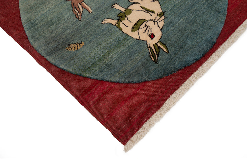 Alfombra persa Gabbeh | 100 x 107 cm