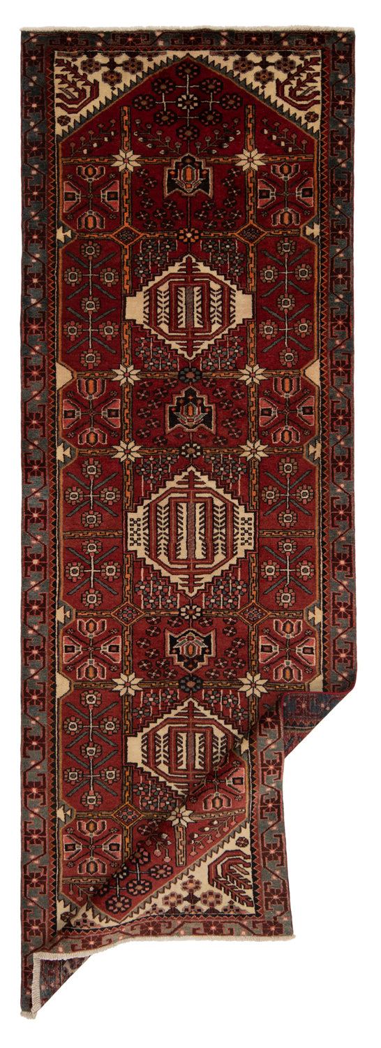 Hamedan Persian rug | 294 x 100 cm