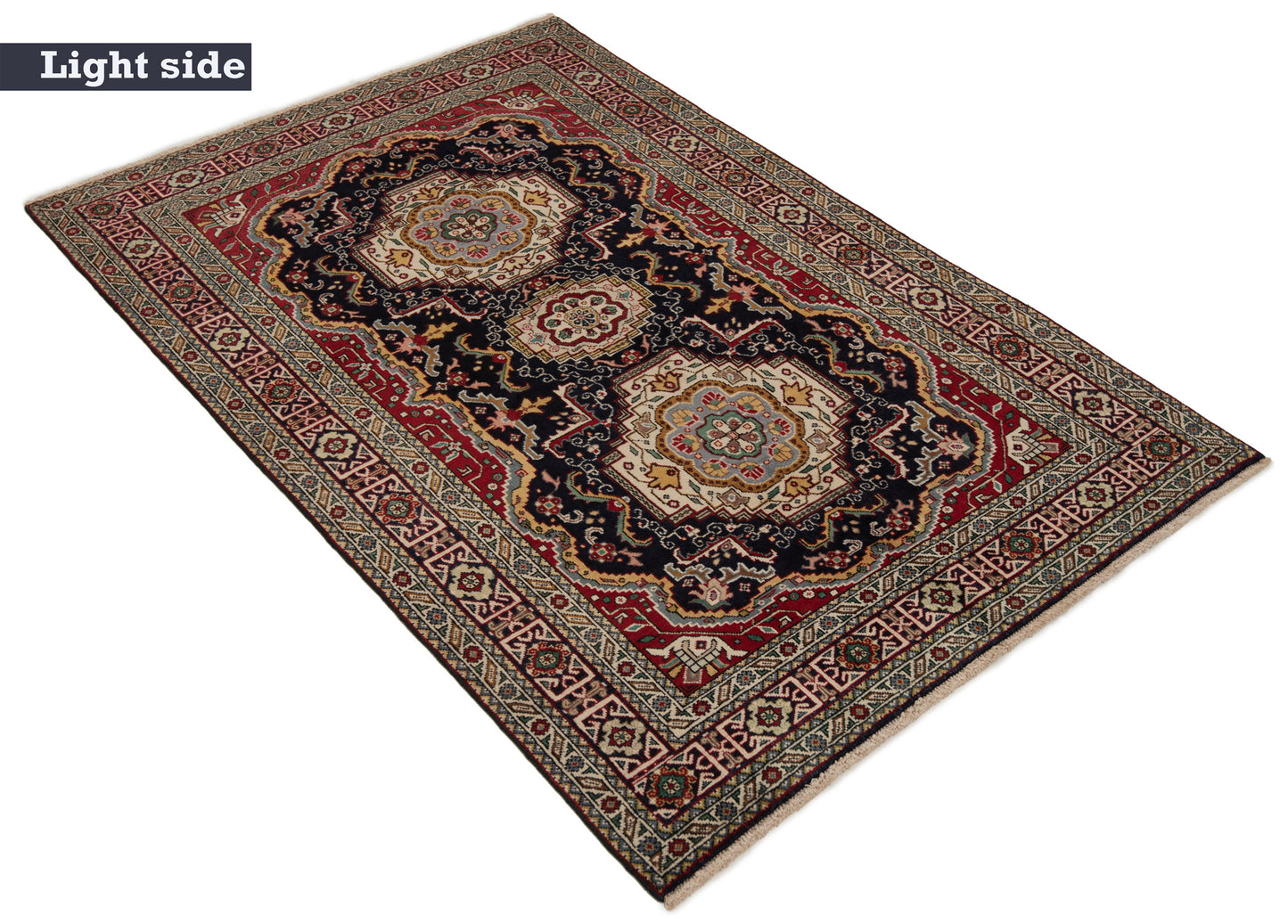 Alfombra persa Tabriz | 199 x 135 cm