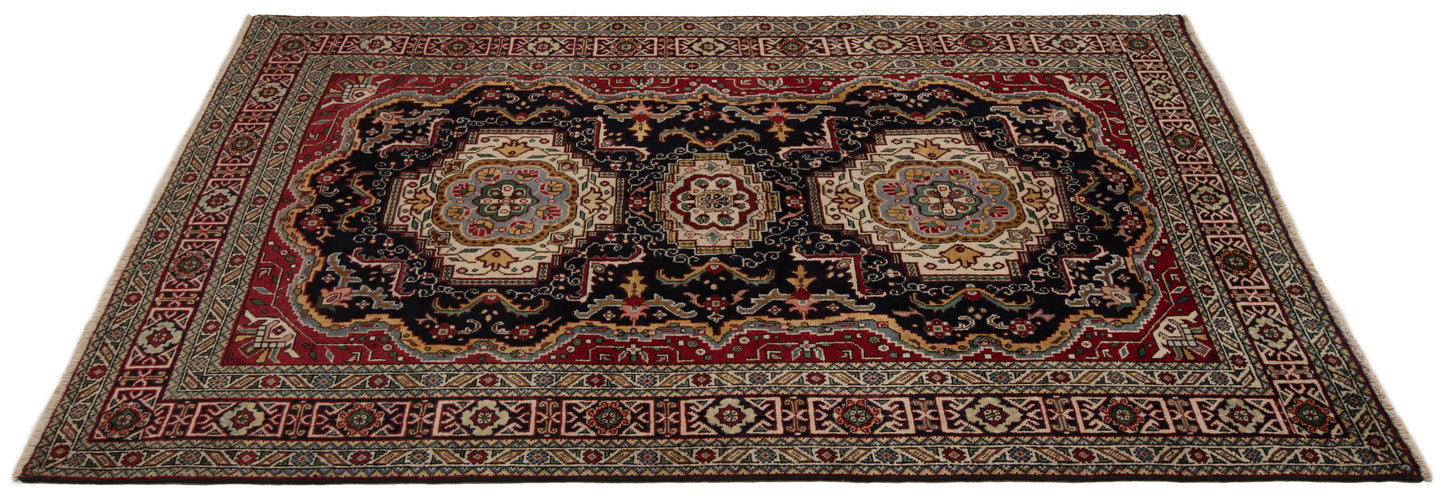 Alfombra persa Tabriz | 199 x 135 cm