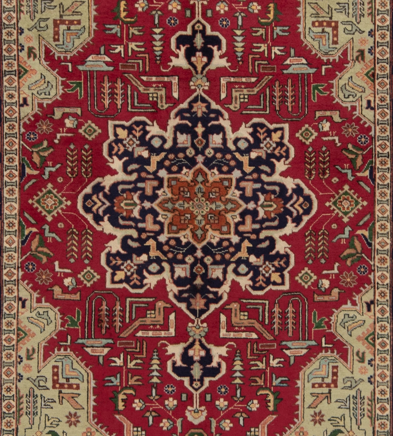 Alfombra persa Tabriz | 193 x 137 cm