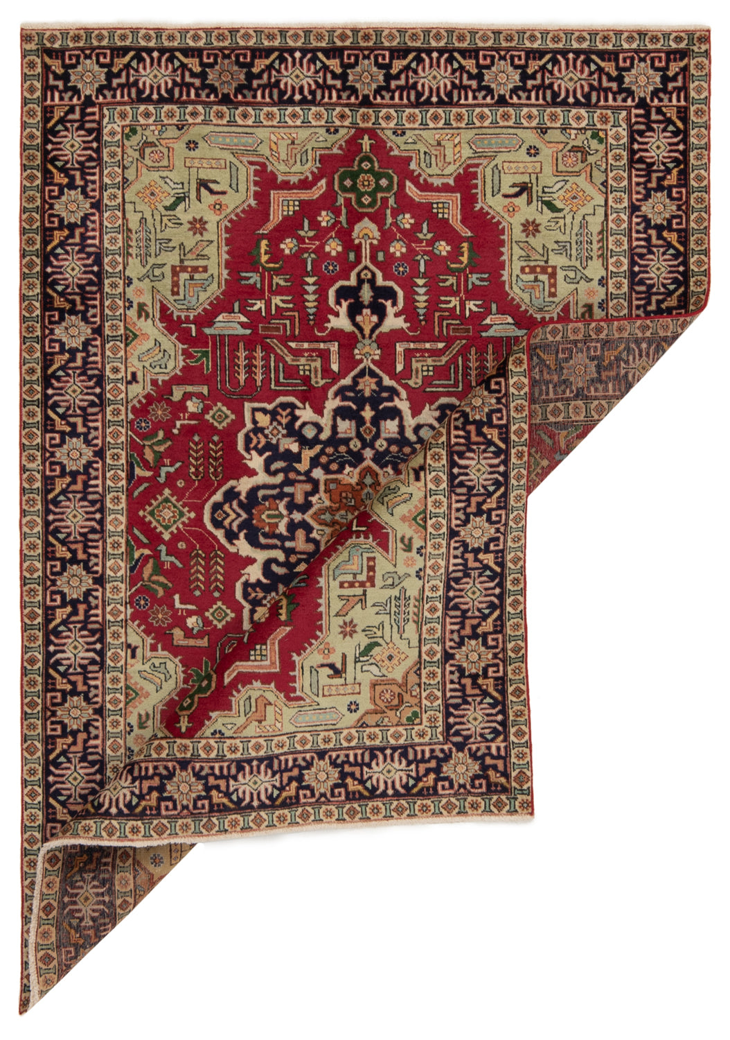 Alfombra persa Tabriz | 193 x 137 cm