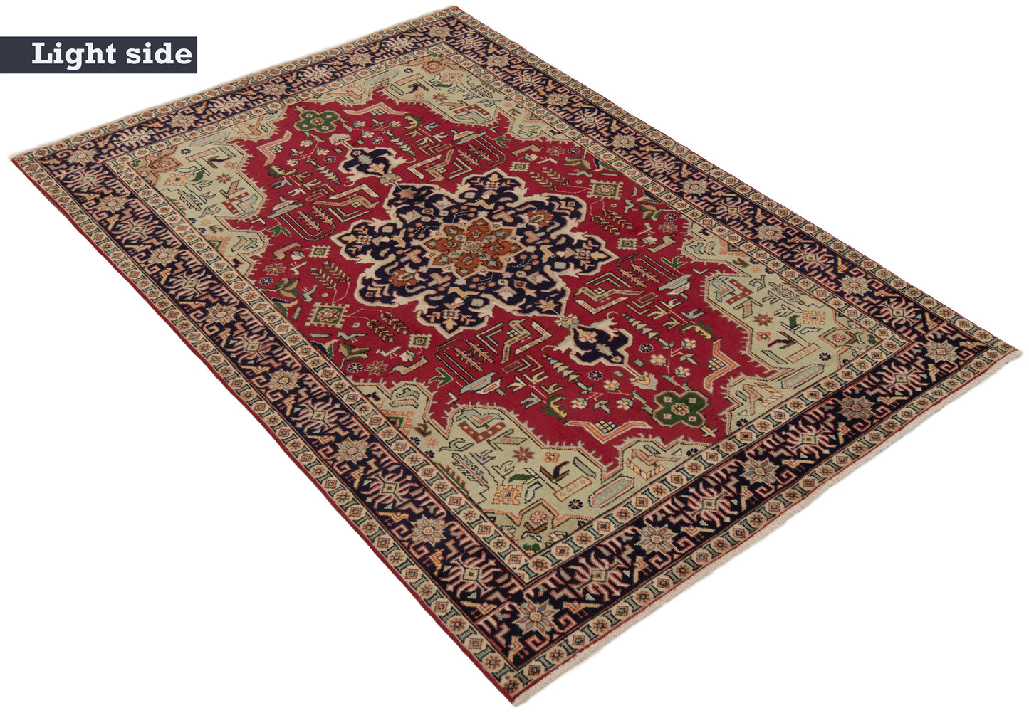 Alfombra persa Tabriz | 193 x 137 cm