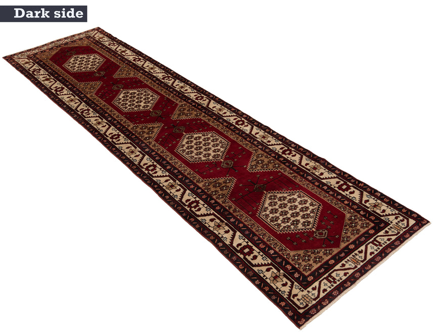 Hamedan Persian Rug | 398 x 107 cm