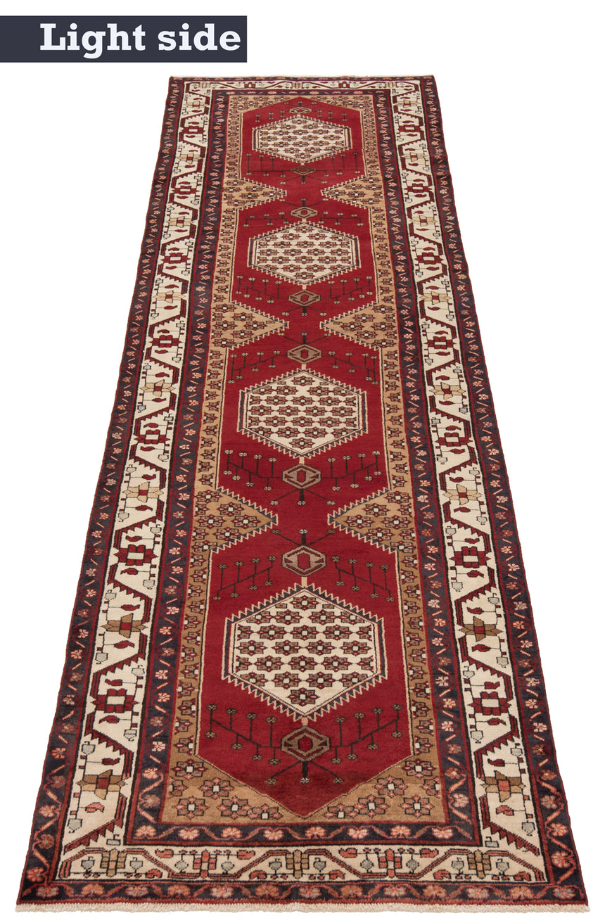 Hamedan Persian Rug | 398 x 107 cm