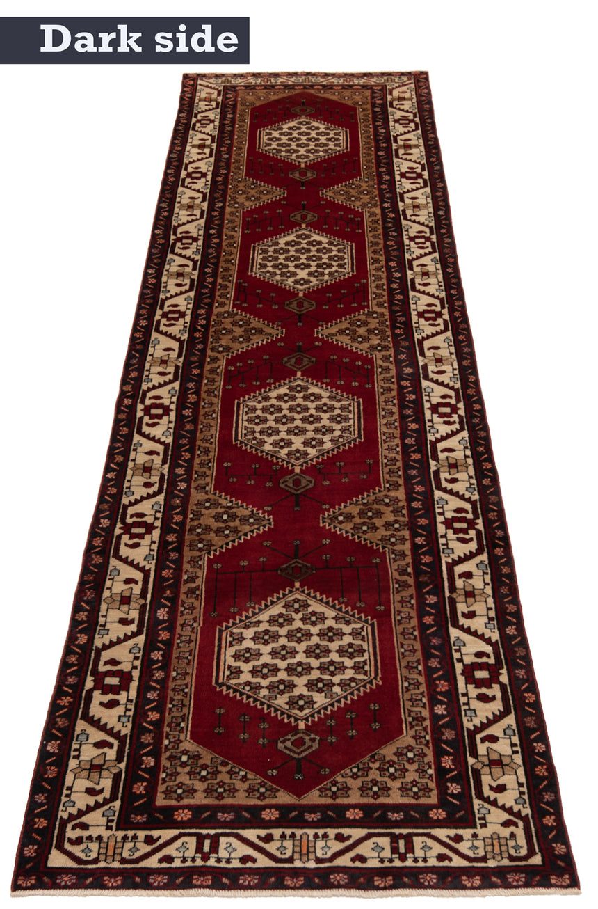 Hamedan Persian Rug | 398 x 107 cm