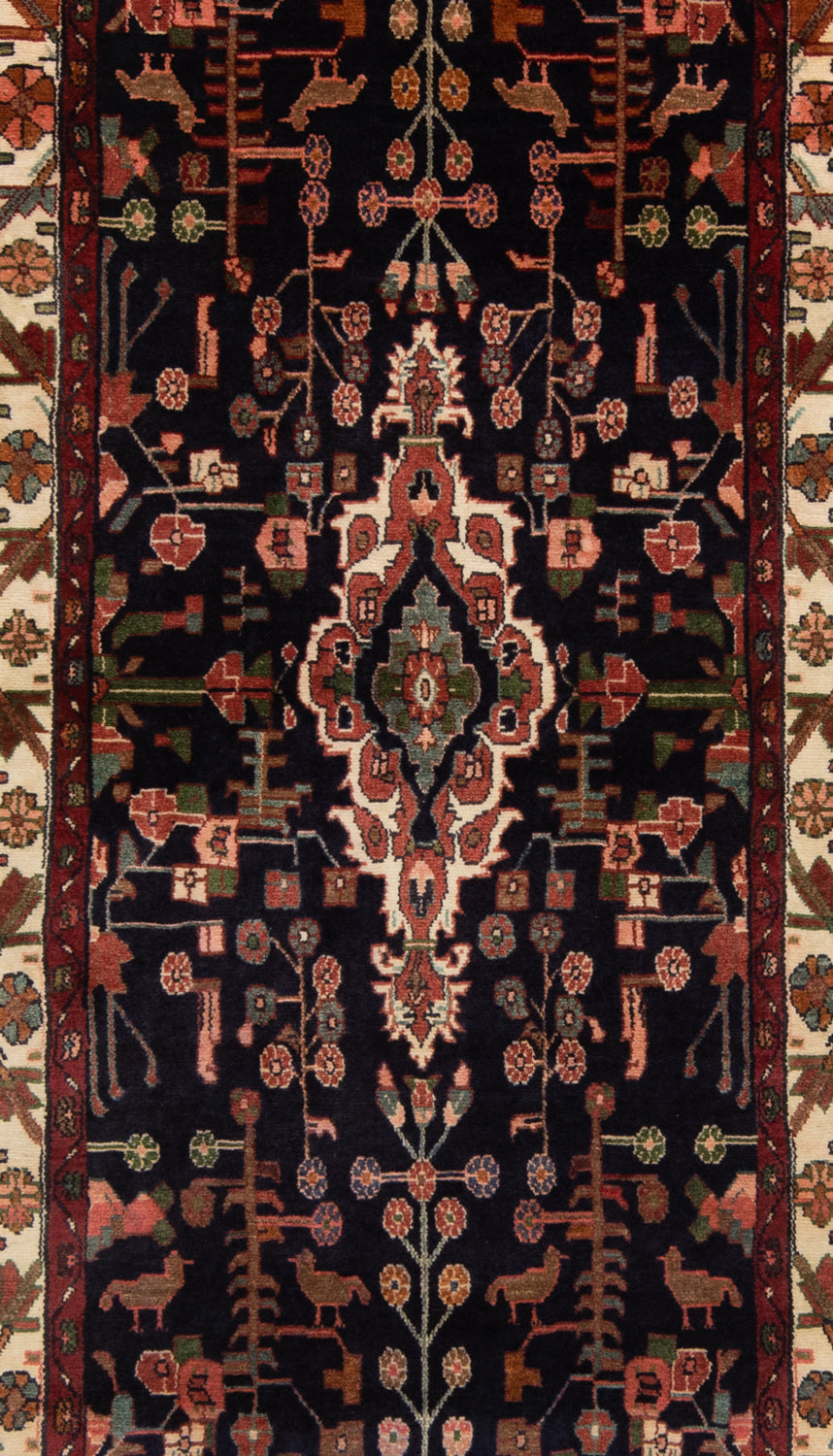 Hamedan Persian Rug | 304 x 101 cm