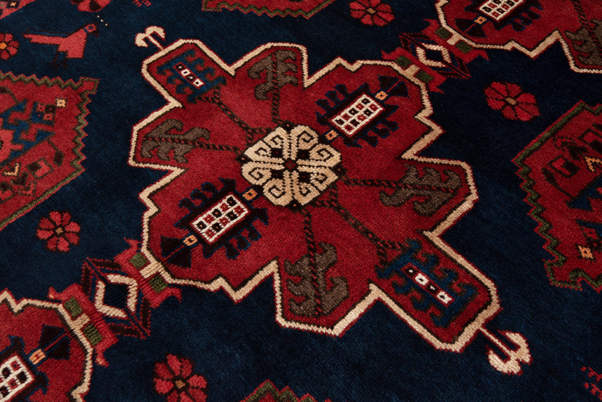 Alfombra persa Hamedan Saveh | 385 x 150 cm