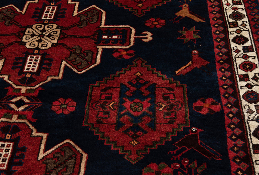 Alfombra persa Hamedan Saveh | 385 x 150 cm