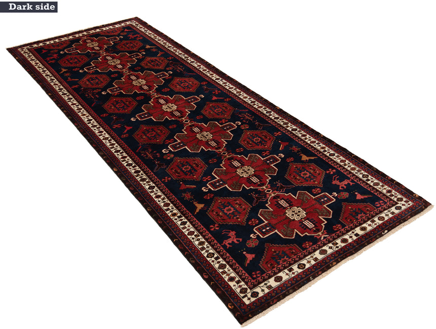 Alfombra persa Hamedan Saveh | 385 x 150 cm