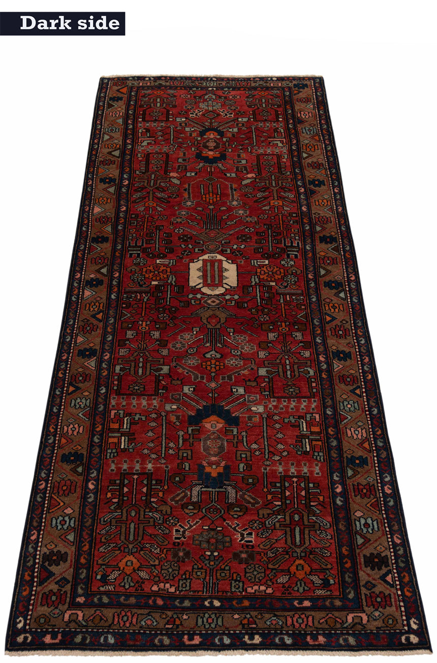Hamedan Mehraban Persian Rug | 295 x 104 cm