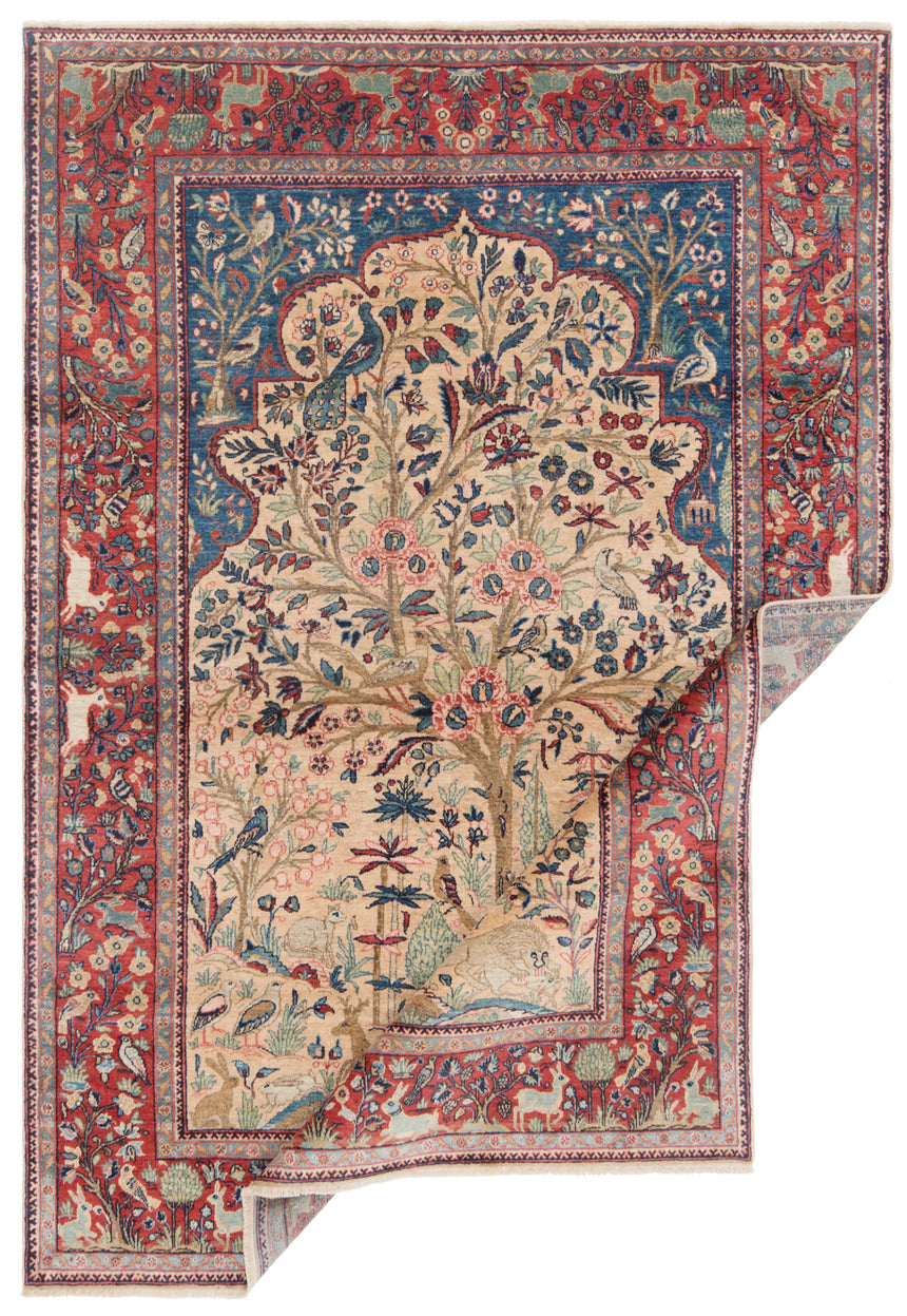 Kashan Persian Rug | 193 x 135cm