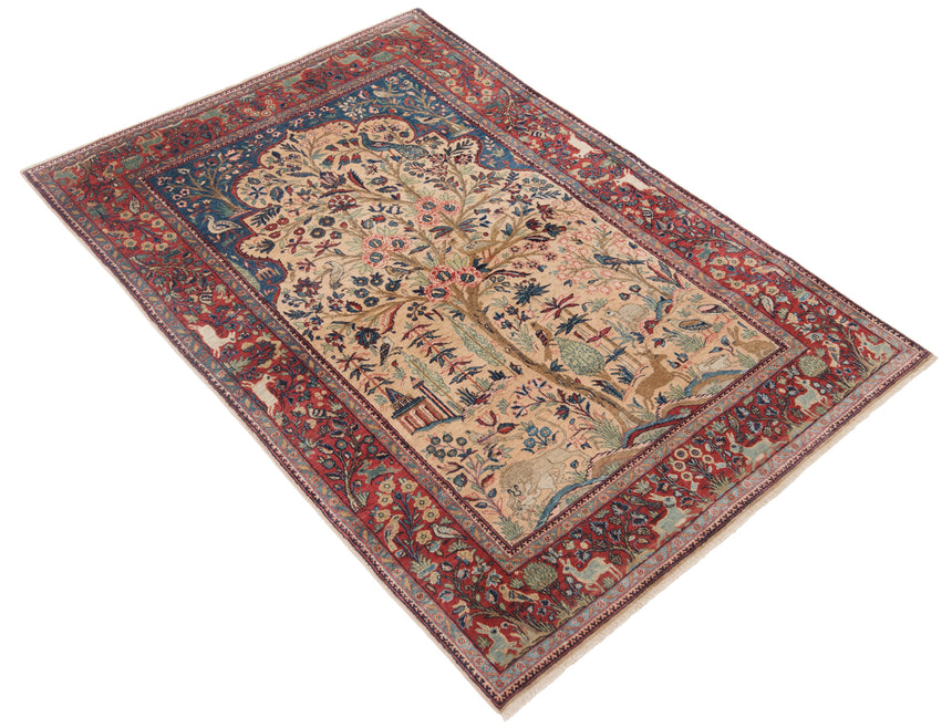 Kashan Persian Rug | 193 x 135cm