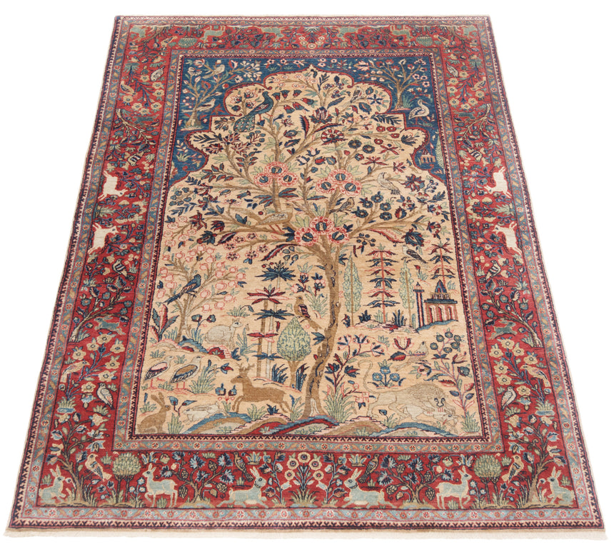 Kashan Persian Rug | 193 x 135cm