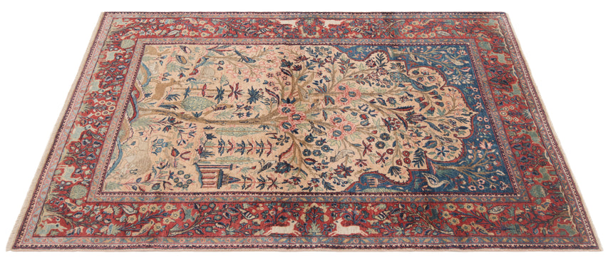 Kashan Persian Rug | 193 x 135cm