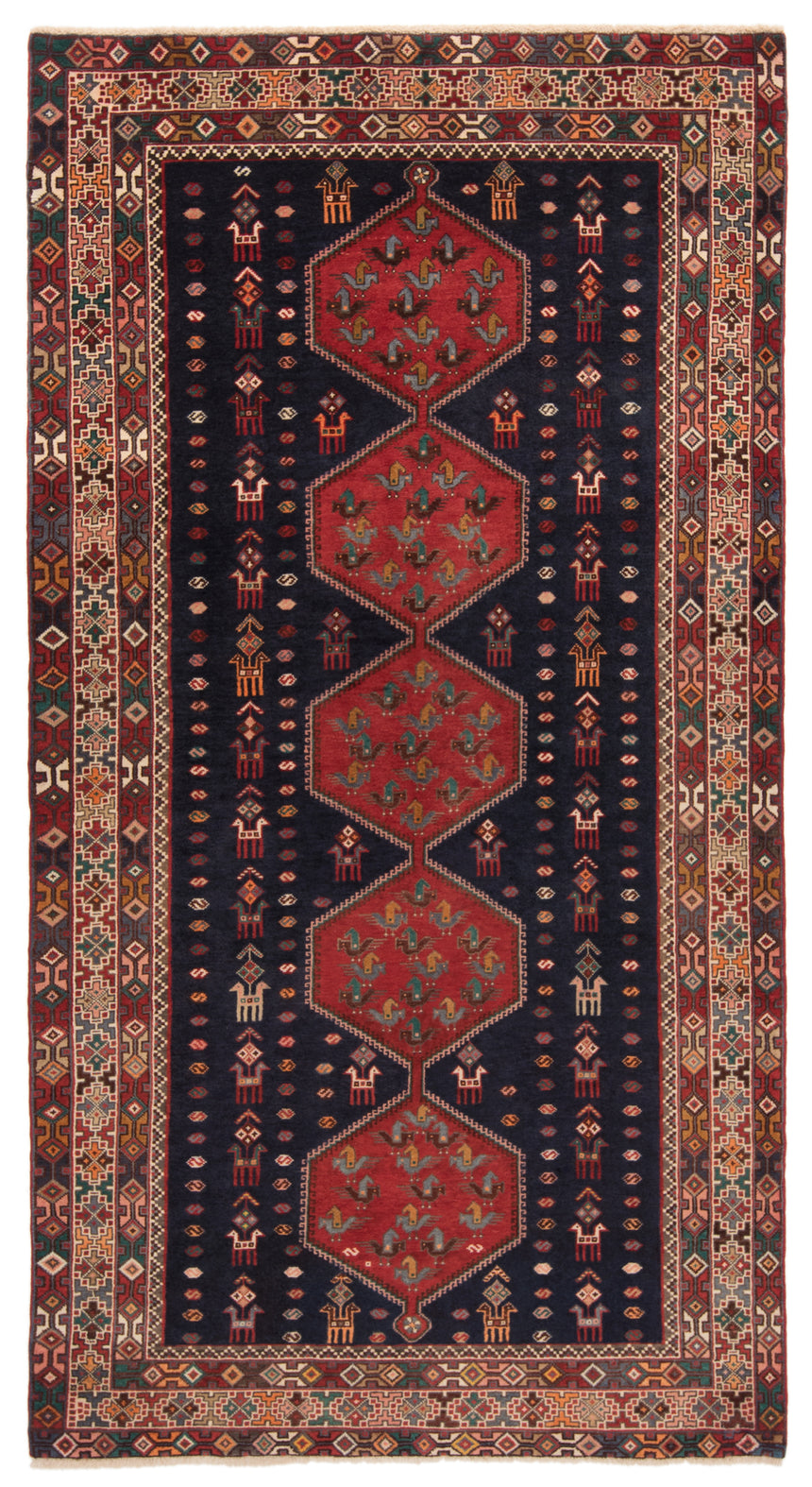 Hamedan Persian rug | 288 x 155 cm