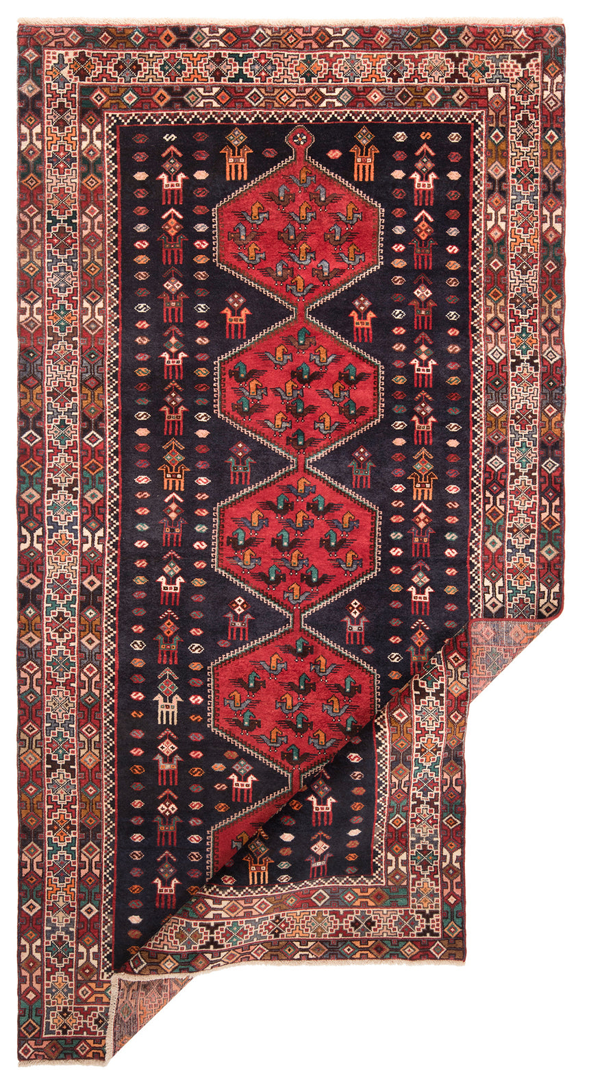 Alfombra persa Hamedan | 288 x 152 cm