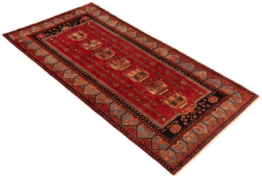 Hamedan Persian rug | 283 x 145 cm
