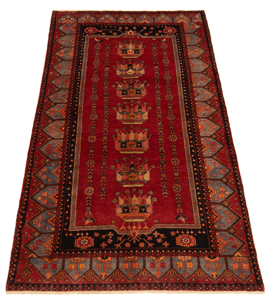 Hamedan Persian rug | 283 x 145 cm
