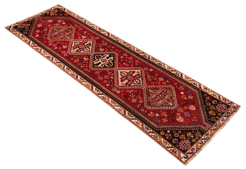 Shiraz Ghashghai Persian Rug | 273 x 83cm