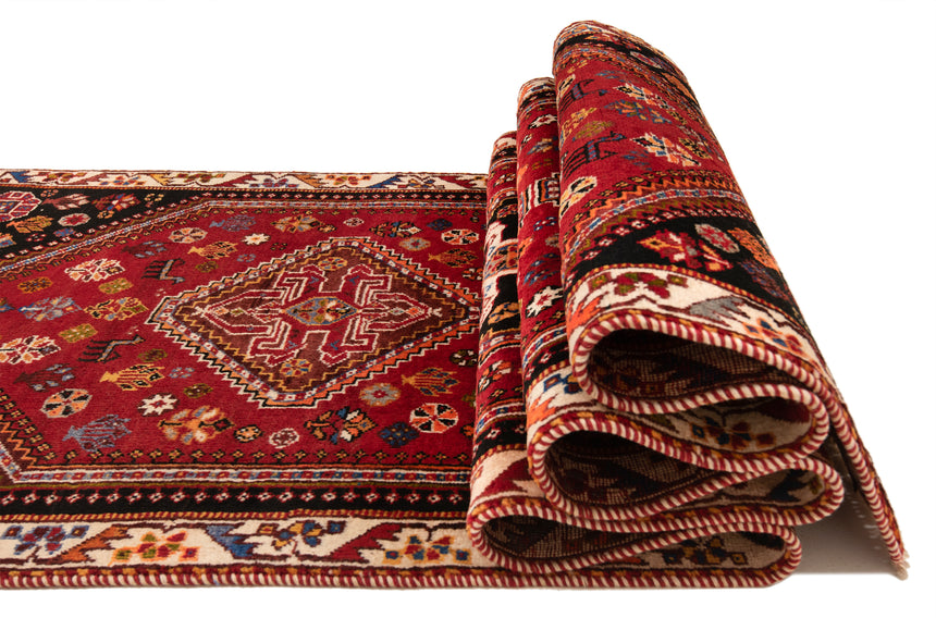 Shiraz Ghashghai Persian Rug | 273 x 83cm