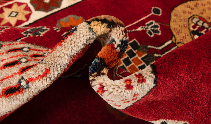 Alfombra persiana Shiraz Ghashghai | 195 x 114 cm