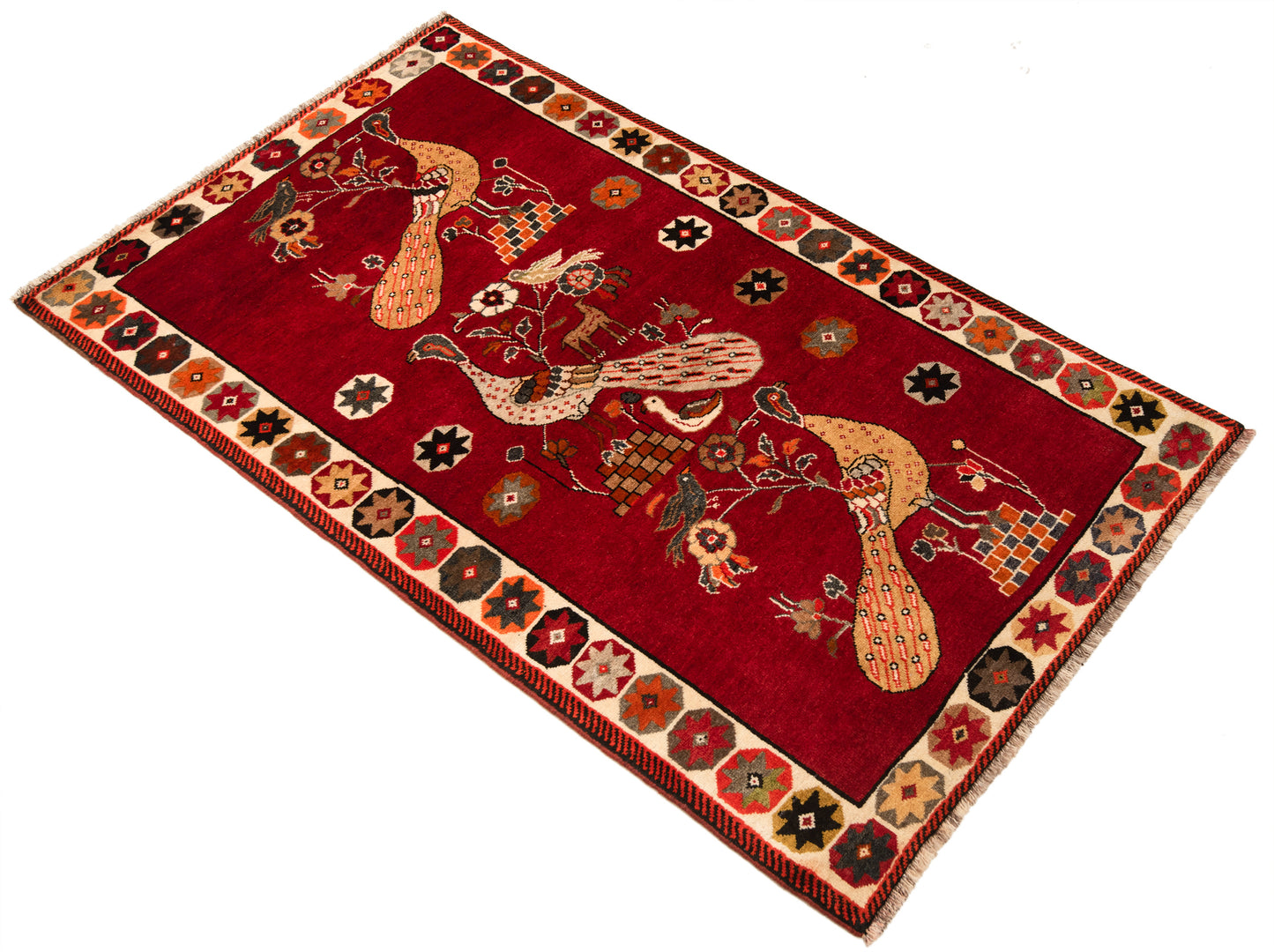 Alfombra persa Shiraz Ghashghai | 195 x 114 cm