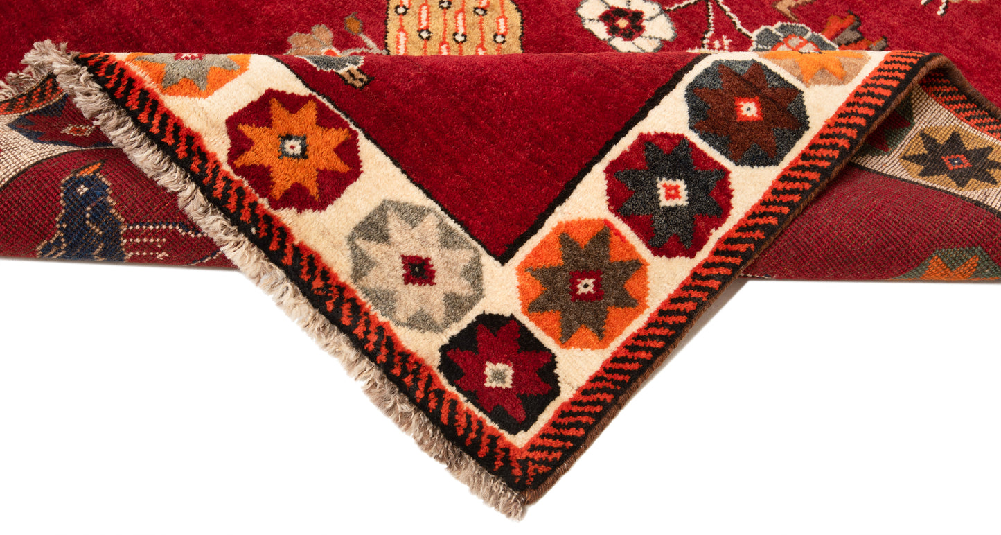 Alfombra persa Shiraz Ghashghai | 195 x 114 cm