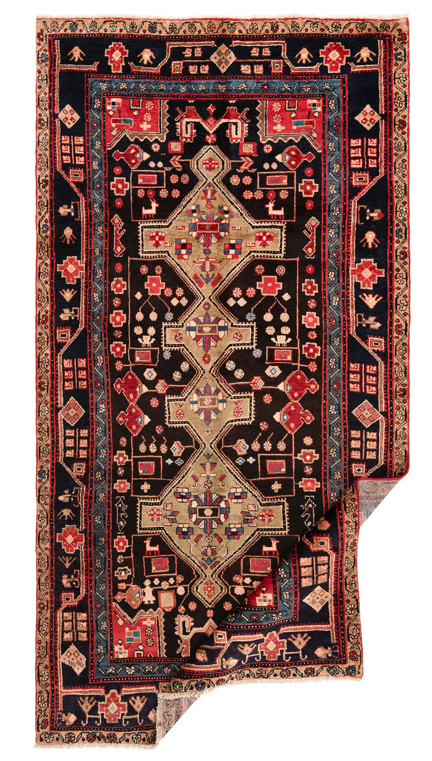 Alfombra persa Hamedan | 285 x 153 cm