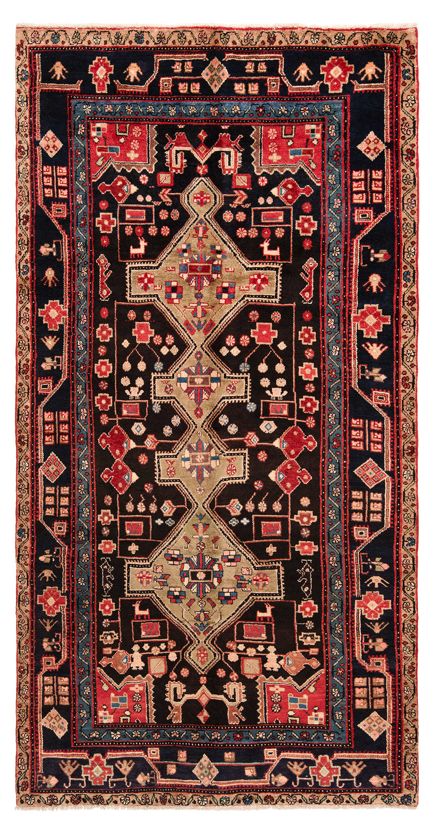 Alfombra persa Hamedan | 285 x 153 cm