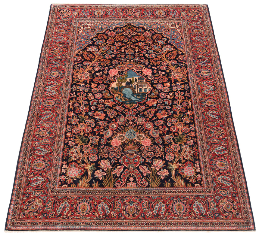 Kashan Persian Rug | 213 x 140cm