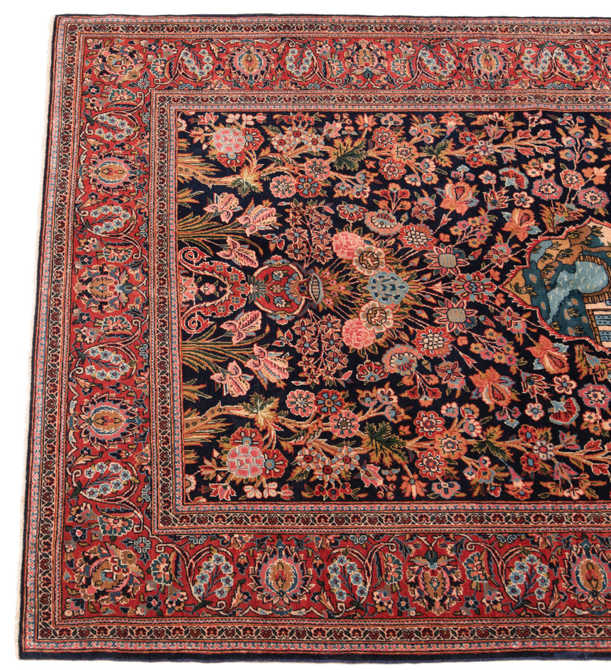 Kashan Persian Rug | 213 x 140cm