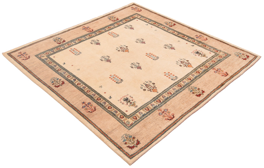 Gabbeh Loribaft Persian Rug | 247 x 257cm
