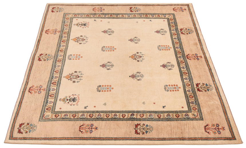 Gabbeh Loribaft Persian Rug | 247 x 257cm