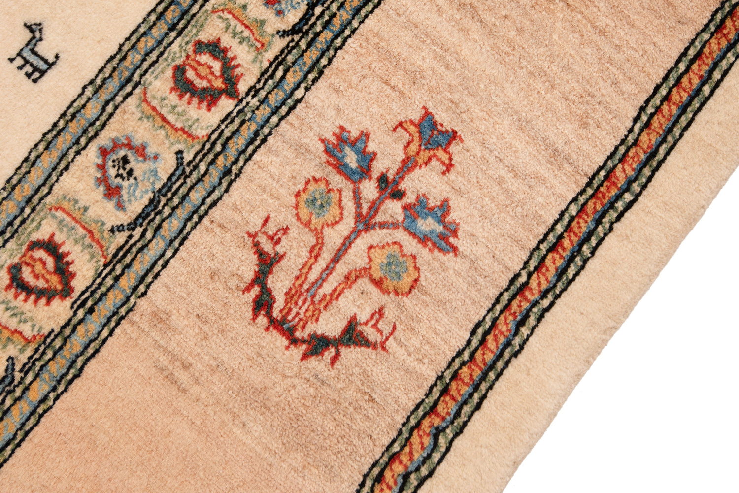 Gabbeh Loribaft Persian Rug | 247 x 257cm