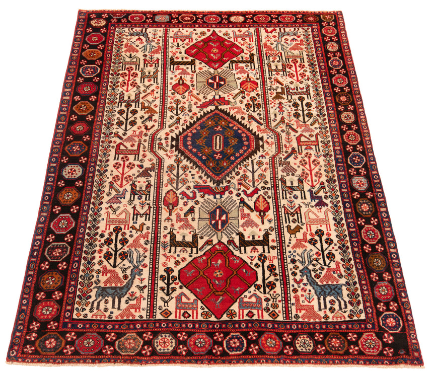 Alfombra persa Sirjan Afshar | 203 x 147 cm