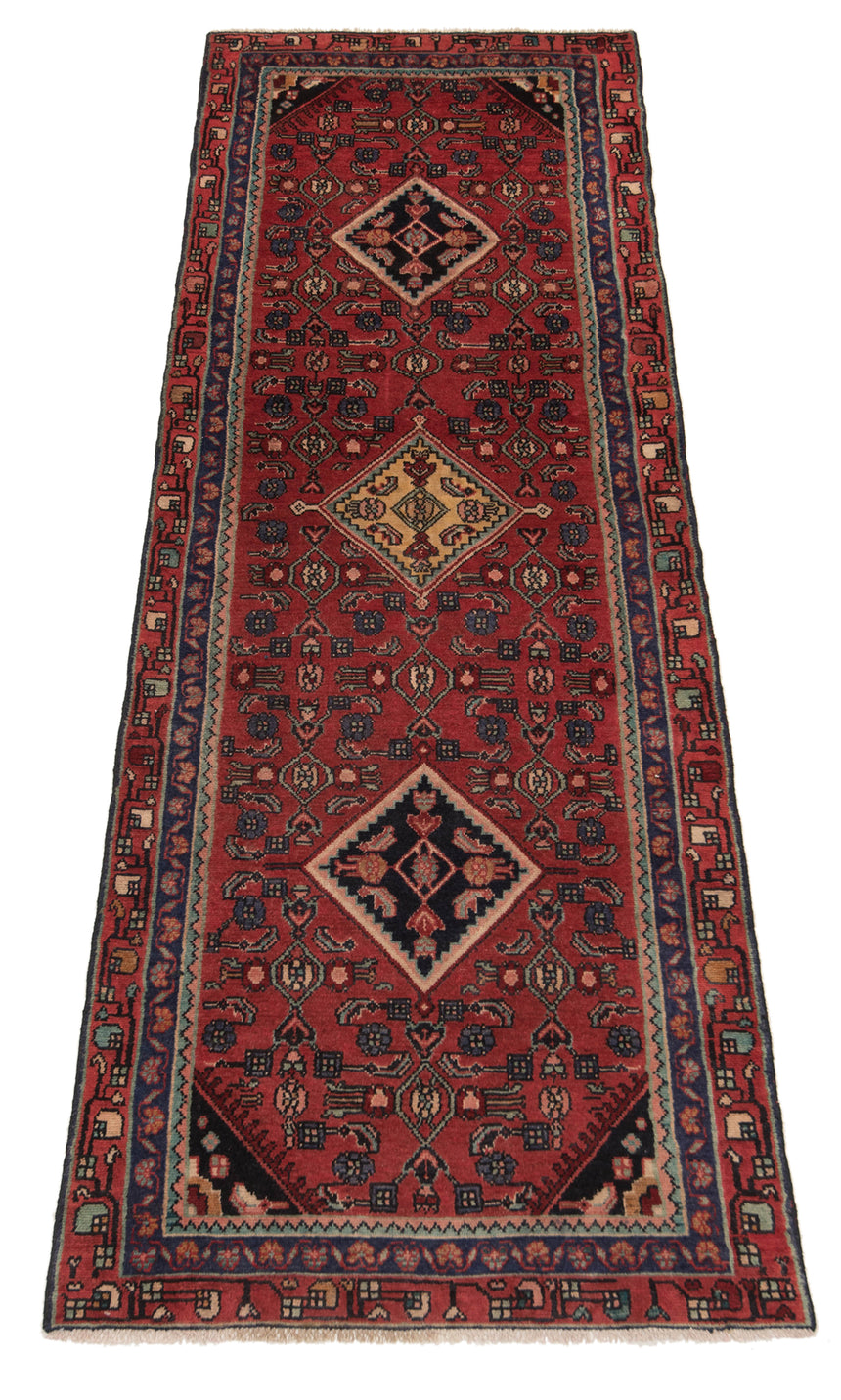 Hamedan Persian rug | 285 x 94 cm