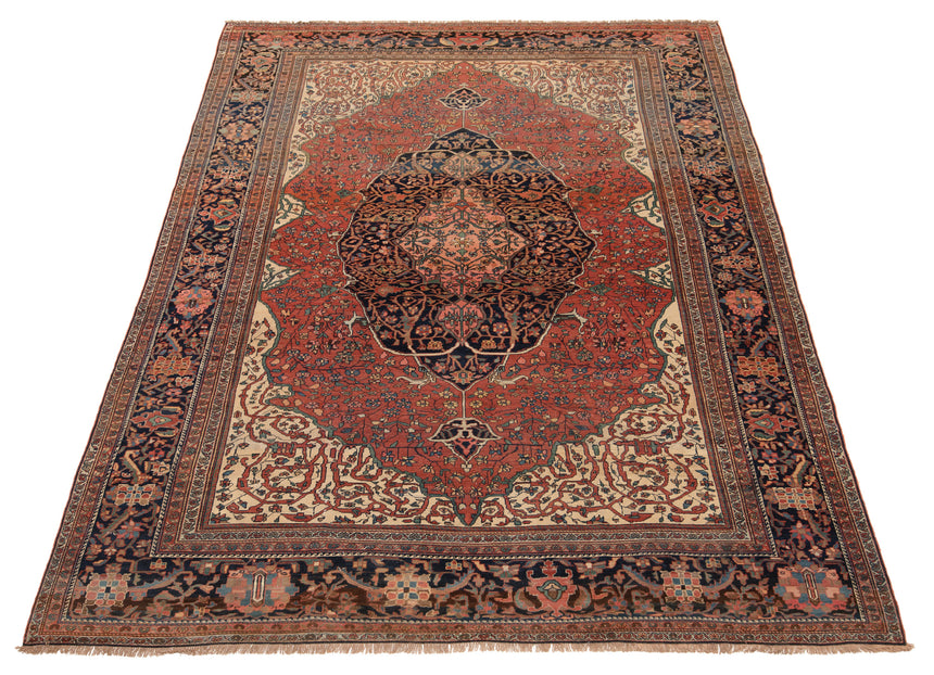 Alfombra antigua Sarough Farahan | 360 x 263 cm