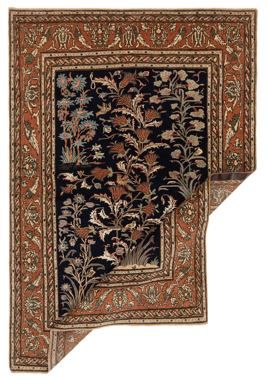 Qom Persian Rug | 198 x 131 cm