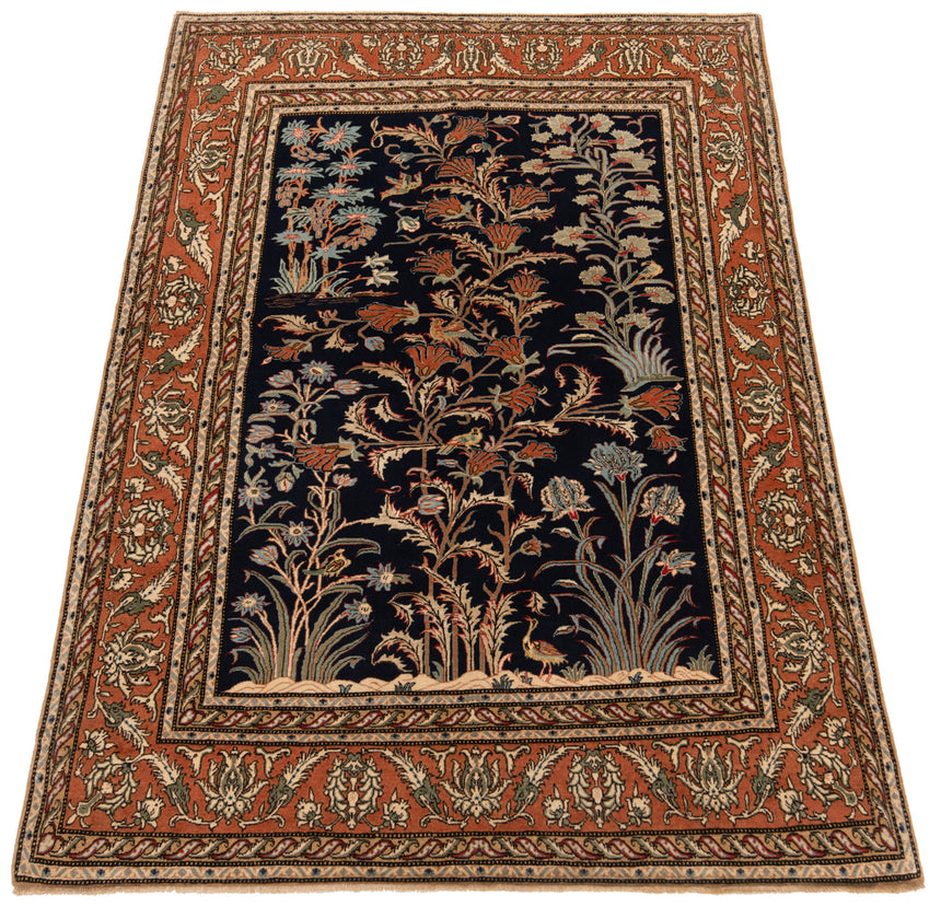 Qom Persian Rug | 198 x 131 cm